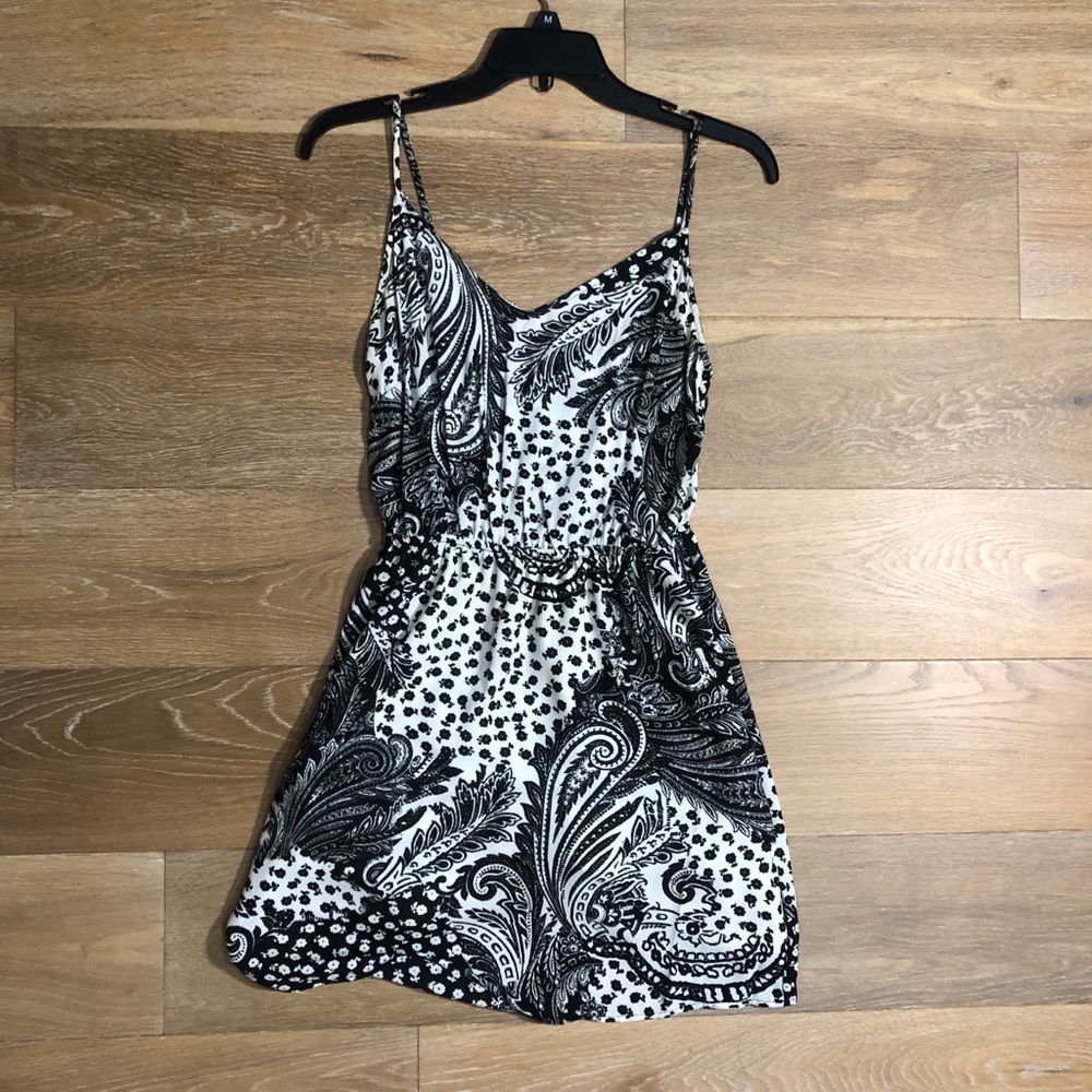 Bloomingdale’s Boho black and white sundress